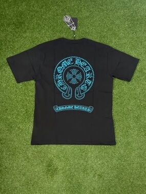 Black With Blue Chrome Tshirt